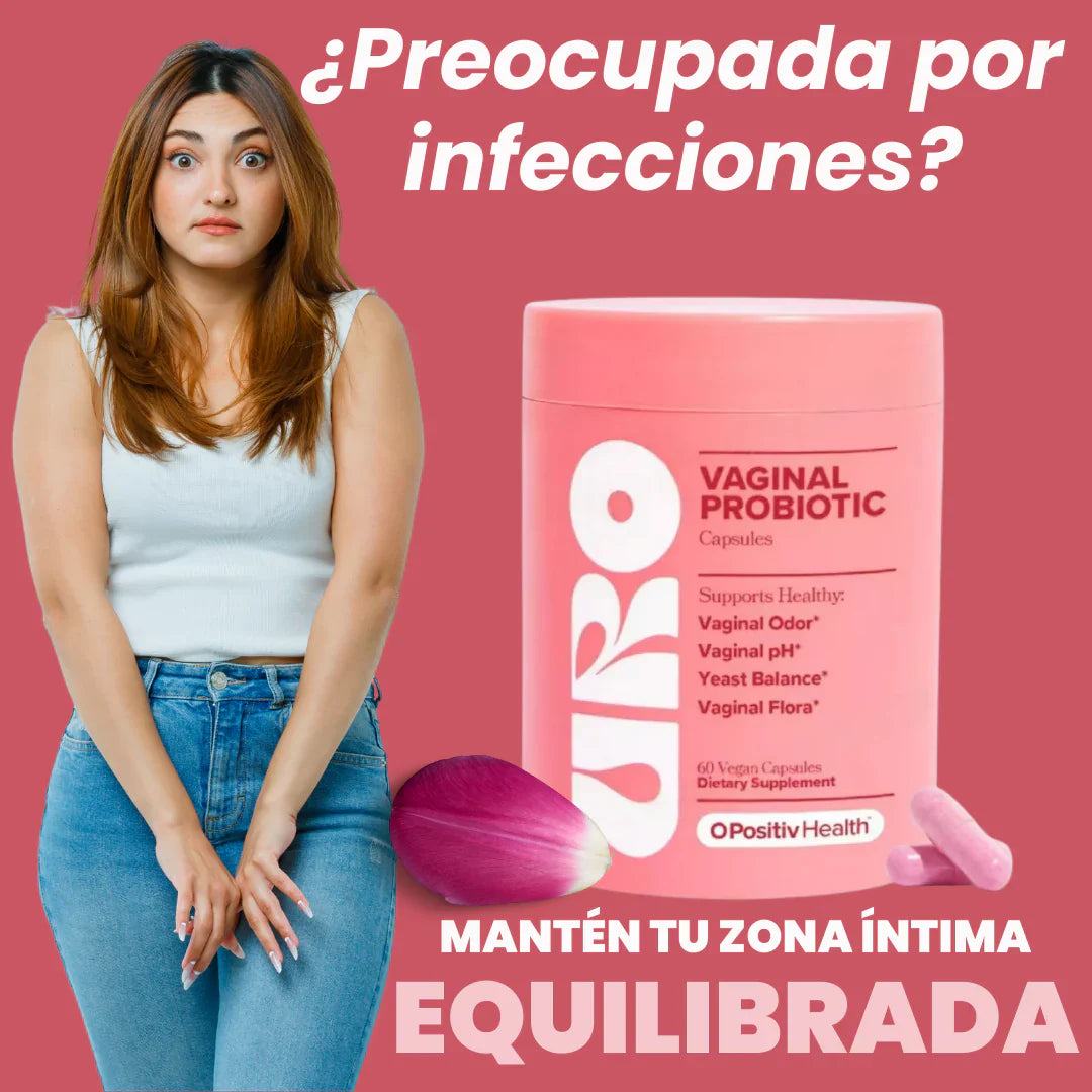 Uro- probiótico vaginal para mujer.