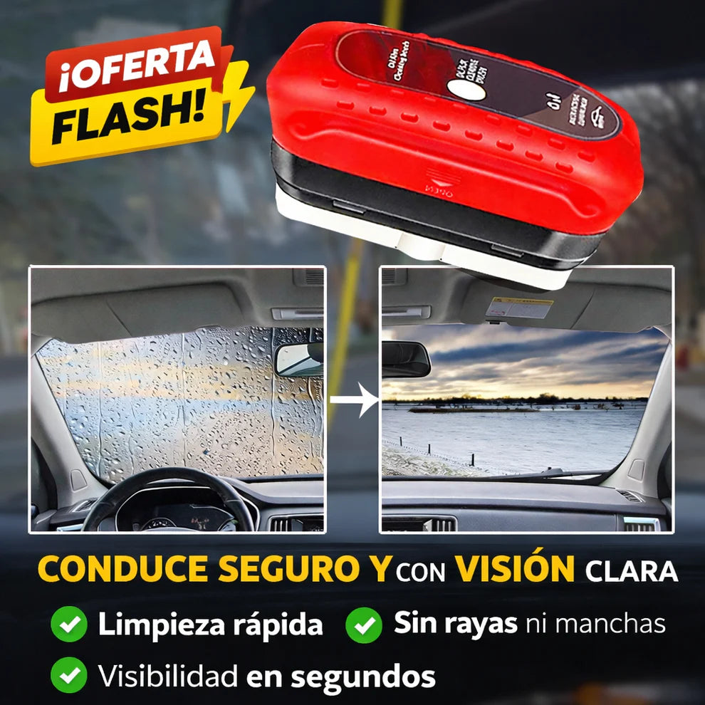 Cepillo Limpiaparabrisas OIL FILM™: Visibilidad Perfecta y Sin Vaho en Segundos