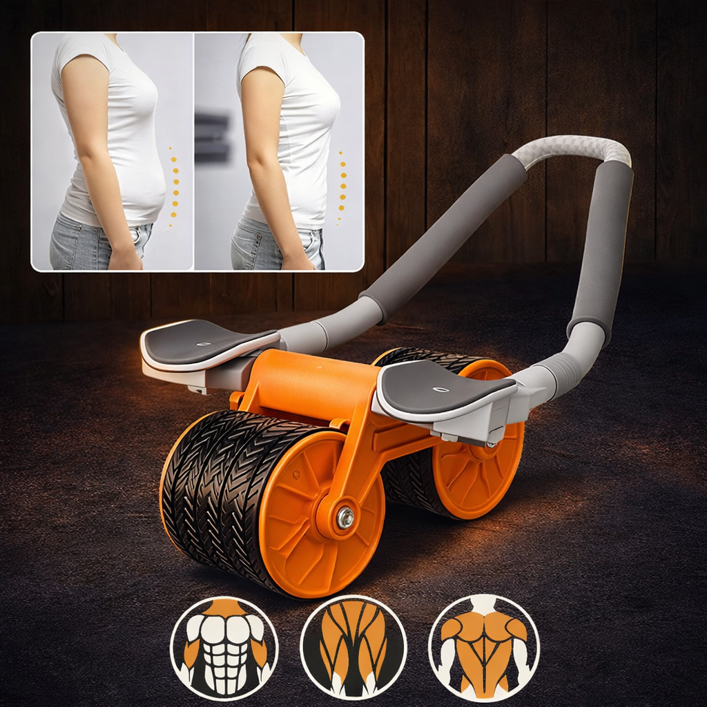 Rodillo de entrenamiento muscular PowerRoller® + Regalo kit de bandas elásticas.