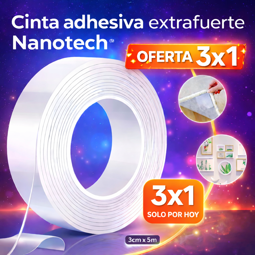 Pack ahorro familiar: 3 Rollos de Nanotech™(Oferta 3x1)