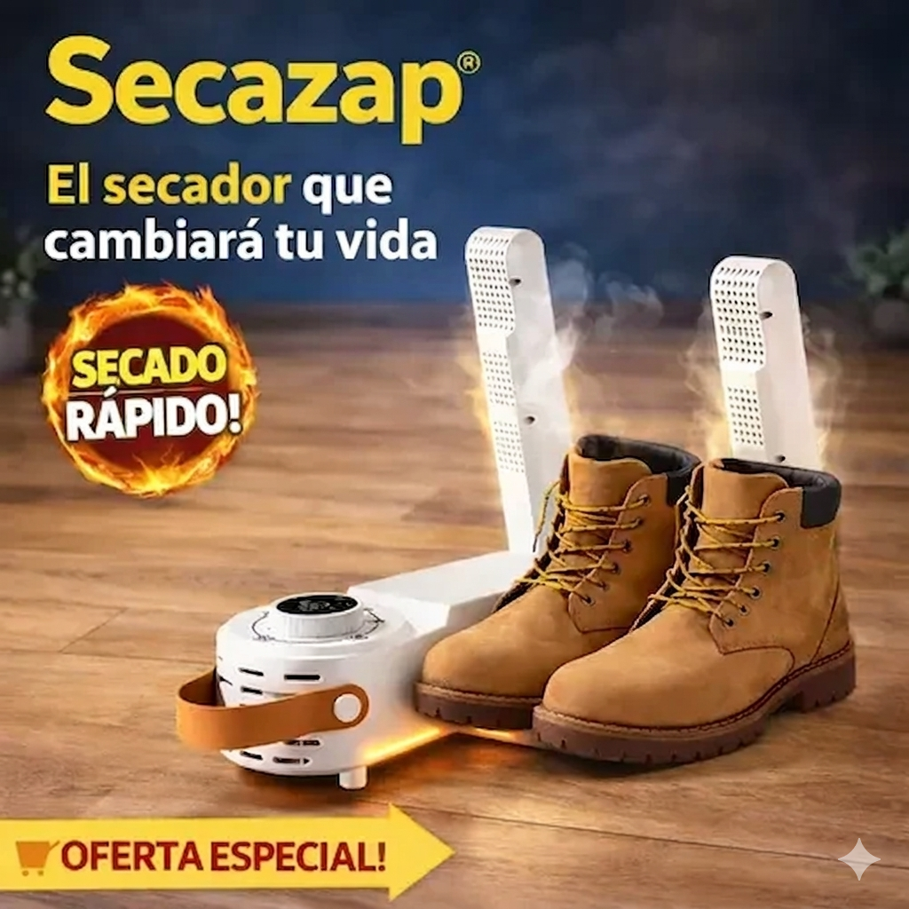 SecaZap® dile adiós a la humedad y al mal olor en los zapatos.