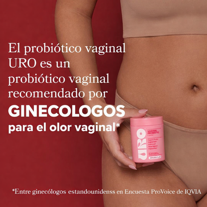Uro- probiótico vaginal para mujer.
